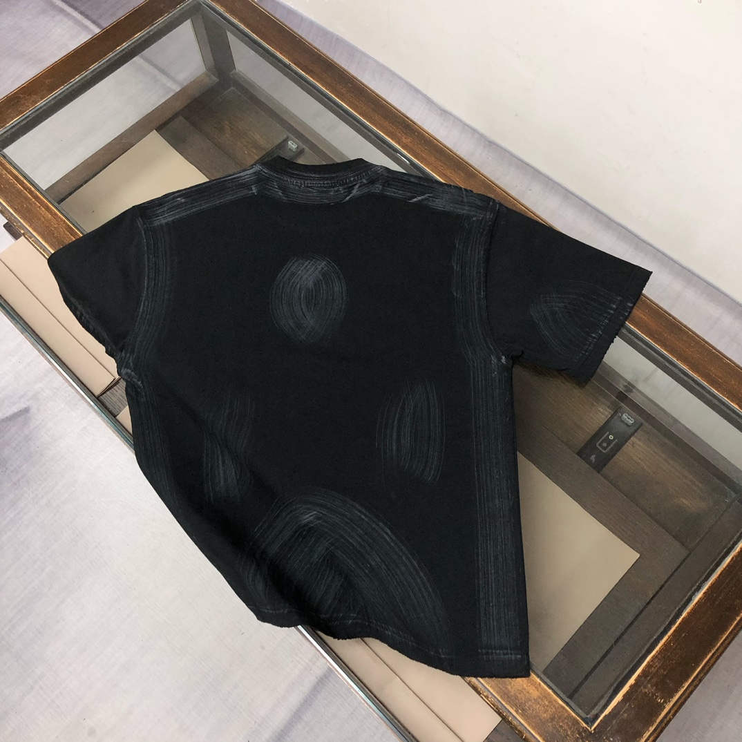 로에베 워시드 크루넥 남성 반팔 티셔츠 상세 이미지 9