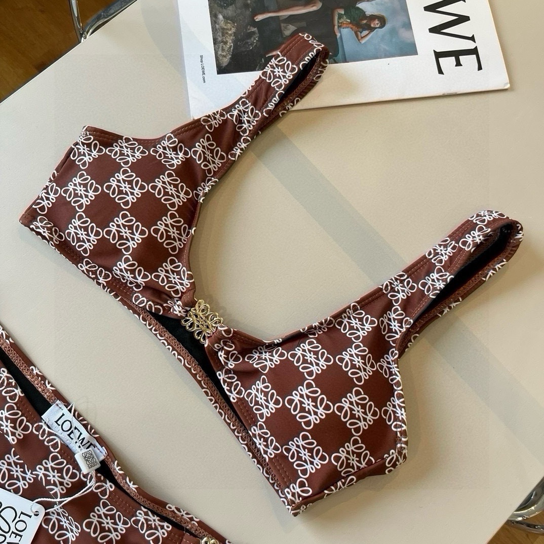 。
LOEWE罗意威 新款比基尼😍🥰适合多种场景的游泳衣🏊‍♀️海边 游泳池 温泉 水上乐园 漂流都可以