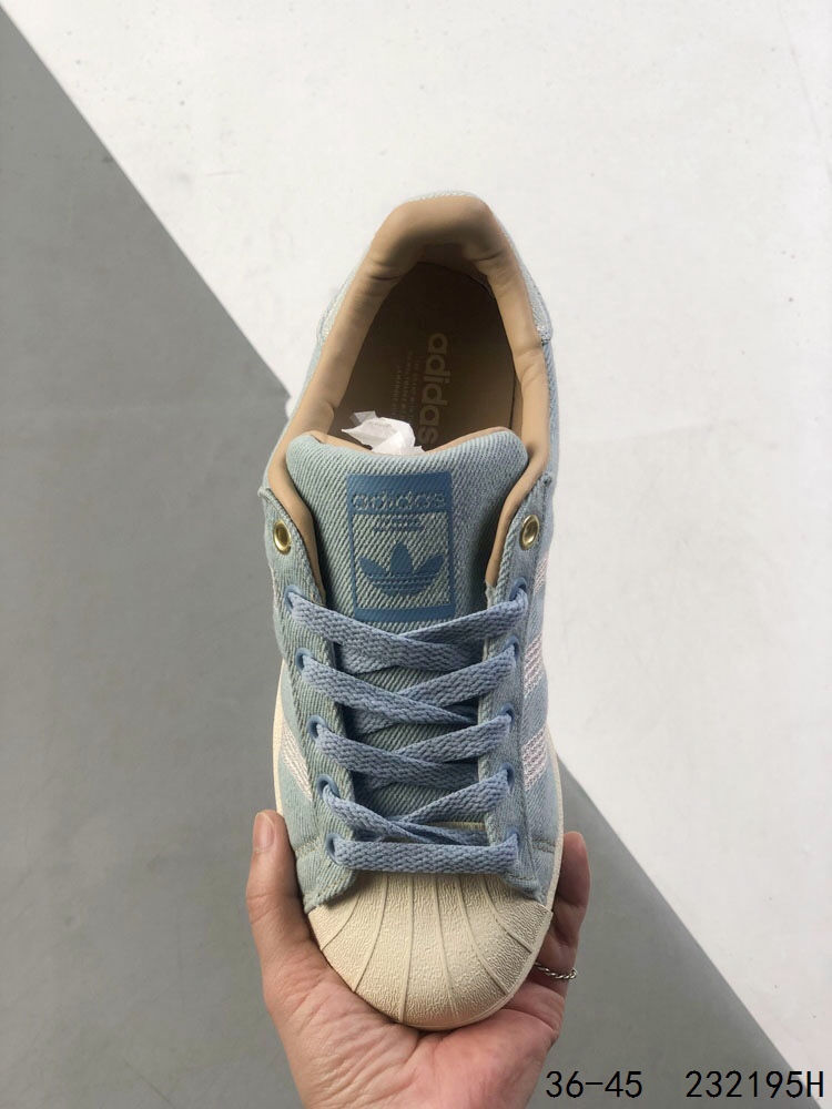 Adidas Superstar Denim Casual Sneakers Iconic Shell Toe Design 8 i1746196481 590 6