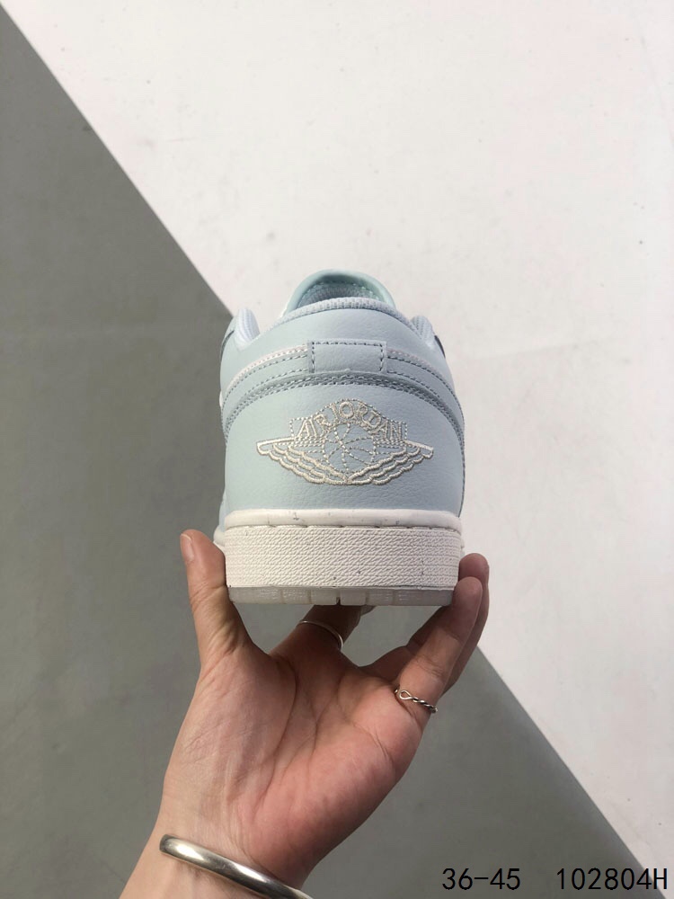 Air Jordan 1 Low Retro Casual Basketball Shoes - Light Blue/White 10 i1746198439 4316 8