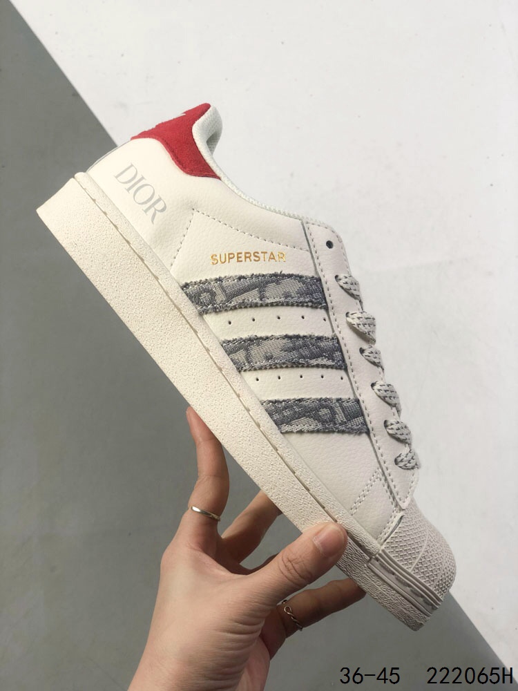 Adidas Superstar x Dior Collaboration Classic Low-Top Casual Sneakers 5 i1746199685 8 3