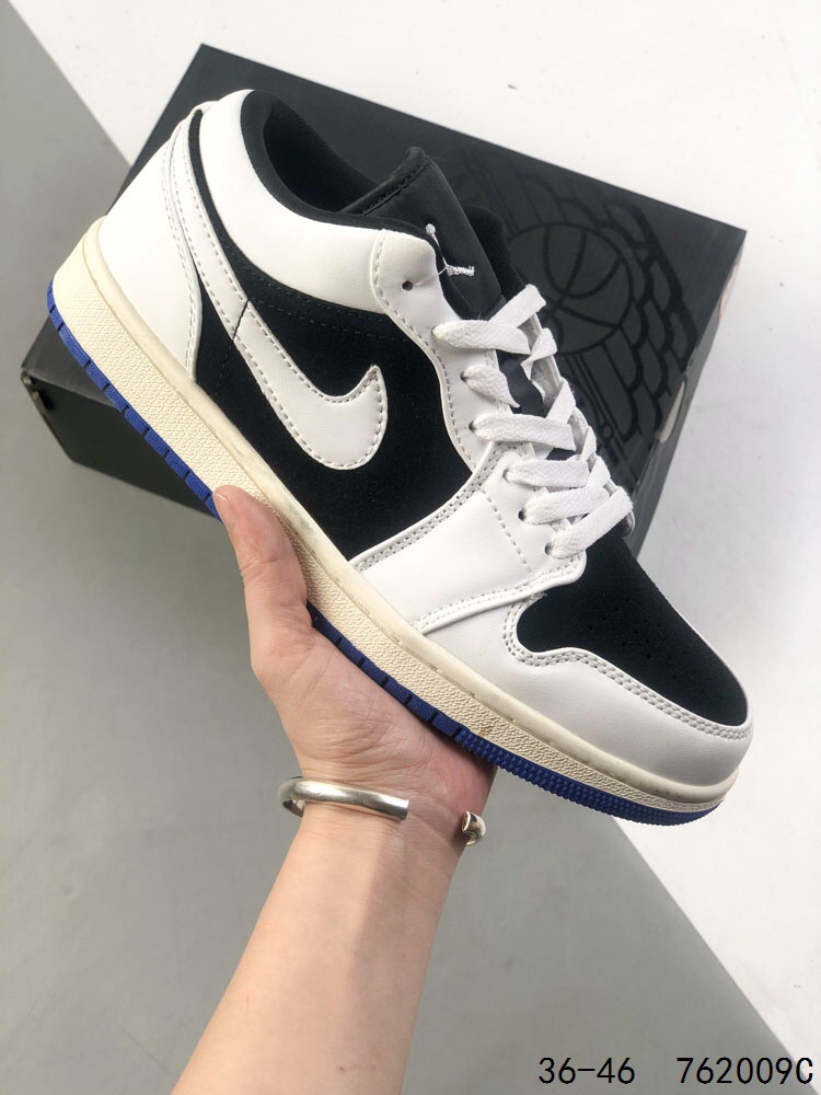 Air Jordan 1 Low Retro Basketball Shoes - Black & White, Classic Style 2 i1746203741 8644 0