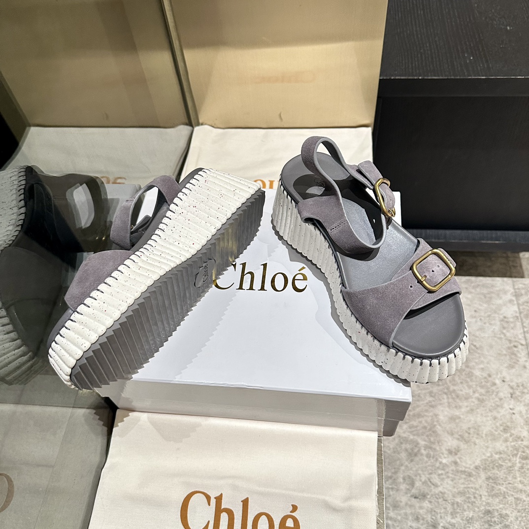 Chloé Stitching Sandals - High-Density Foam Sole, Goodyear Welt, Sizes 35-40 8 i1746252140 1903 6