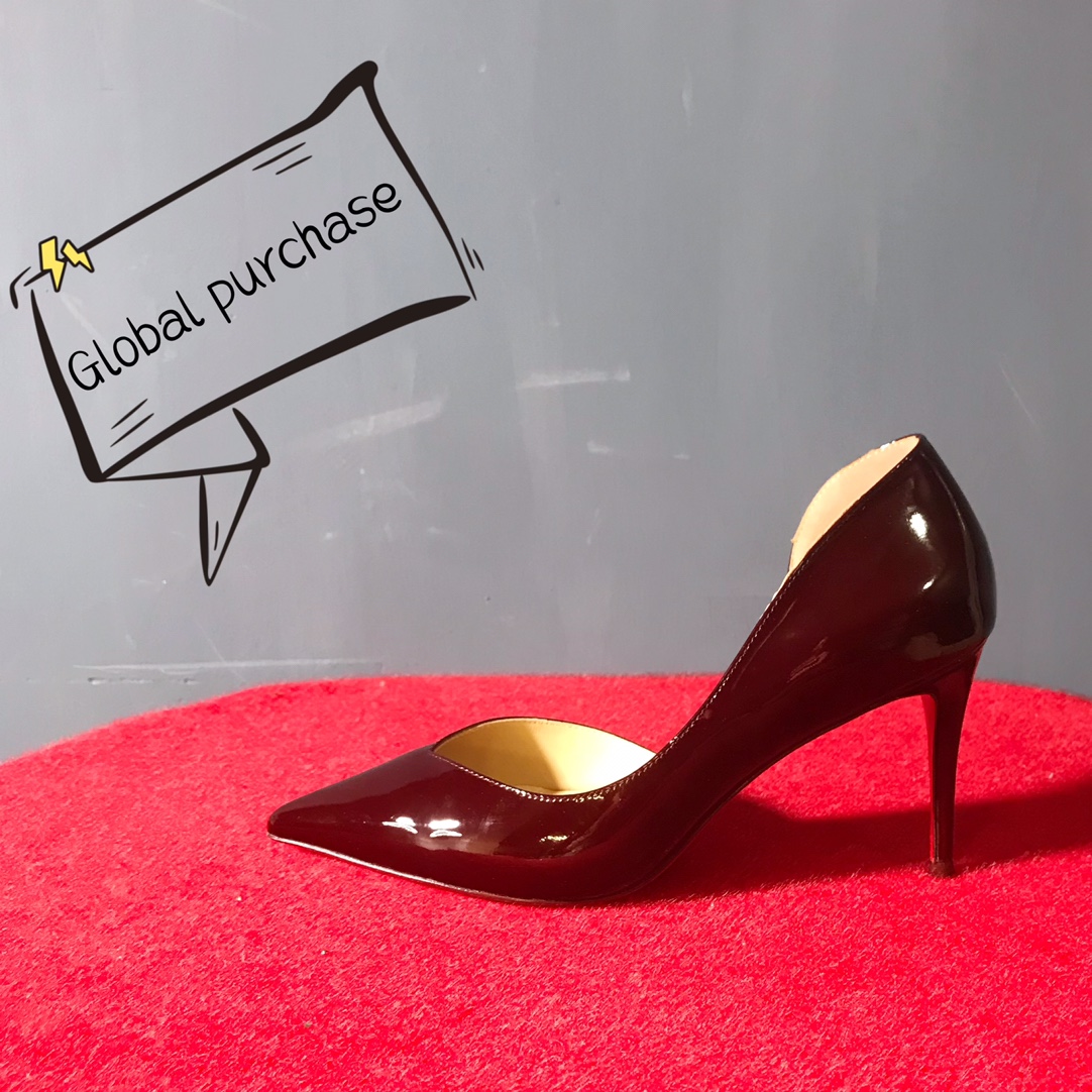 NO:100765,High-end custom-made 1 2025 classic model H8.5Cm, size 34-42. Customized model, no return or exchange 9039-064. Wine red slim leather. Official website synchronization Standard European code No:9039-064 Color:wine Material:cowhide Lining:goat leather Heel height:8.5Cm Sole:leather sole Size:EUR 34-42 (US 4-11):,,christian louboutin19860909高端订制一2025年精典款 H8.5Cm,尺码34-42码.订制款,不退不换9039-064.酒红色柒皮.官网同步 标准欧码 No:9039-064 Color:wine Material:cowhide Lining:goat leather Heel heigh:8.5Cm Sole:leather sole Size:EUR 34－42（US 4一11) :,,christian louboutin,Women's Shoes