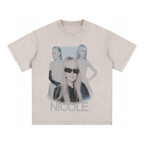Balenciagaa 2025 Fall Nicole Model Printed Short Sleeve T-Shirt Unisex 1 Balenciagaa 2025 Fall Nicole Model Printed Short Sleeve T-Shirt Unisex