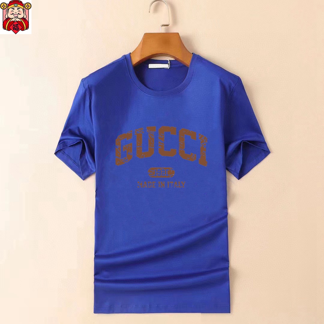 Gucci 品牌【GUCCI 古奇】(胖子福音) 男士休闲短袖T恤 2025春夏新品