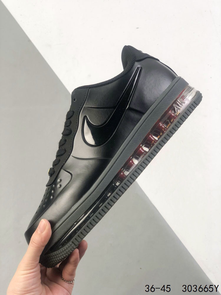 Nike Air Force 1 Low Black Casual Sneakers with Visible Air Cushioning 7 i1746280431 4281 5