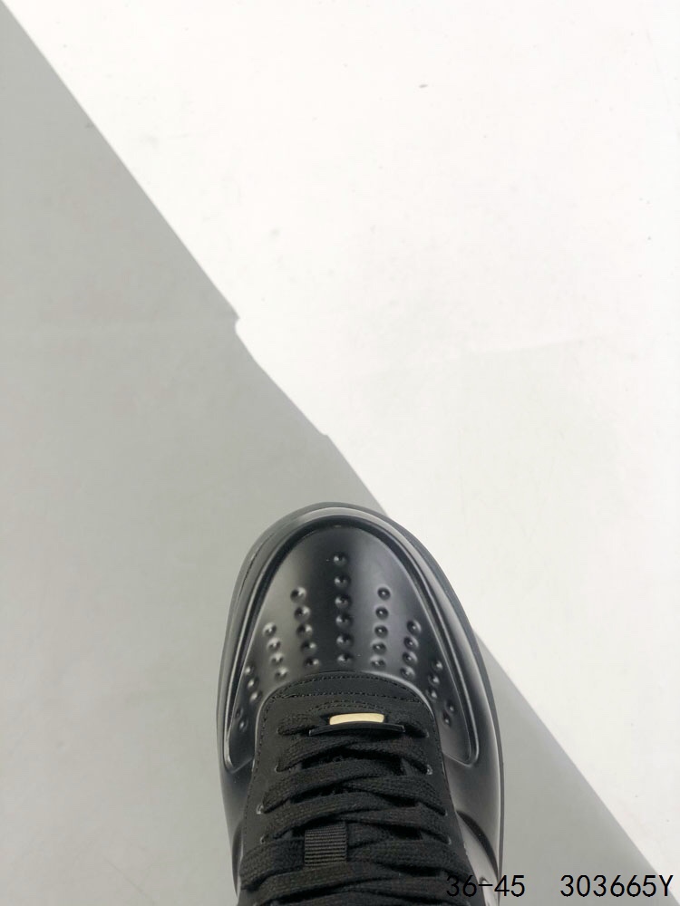 Nike Air Force 1 Low Black Casual Sneakers with Visible Air Cushioning 9 i1746280431 4383 7