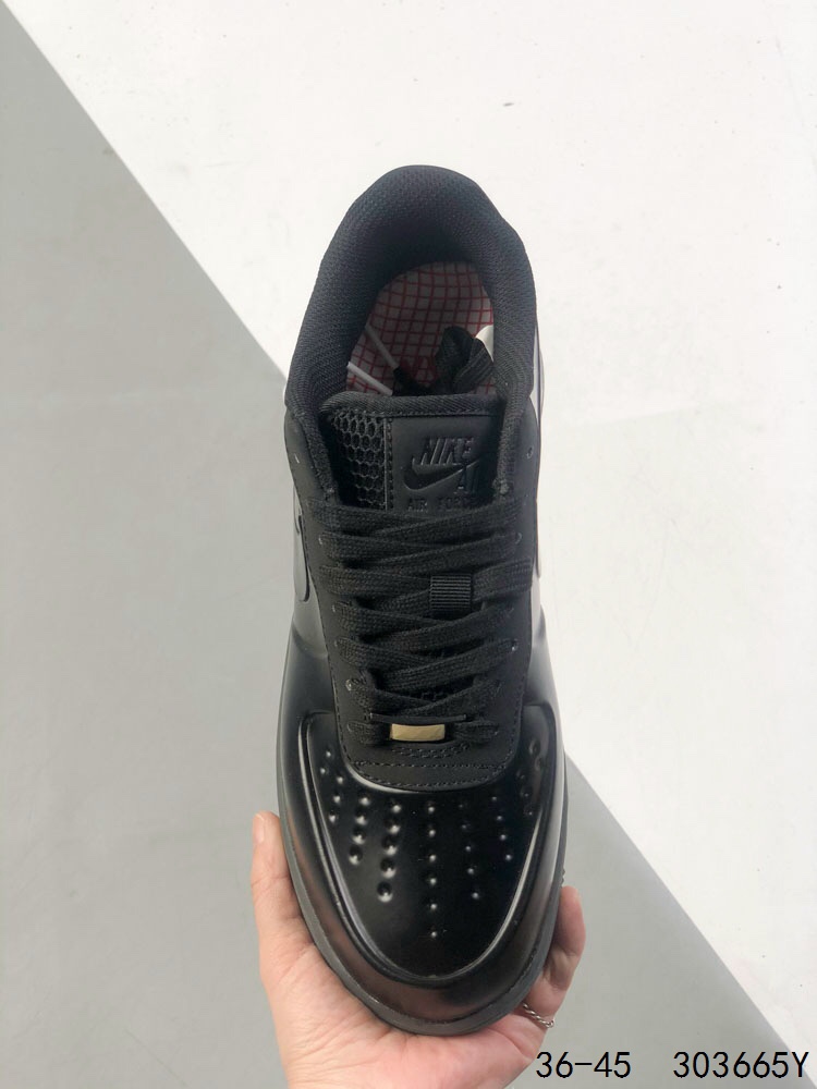 Nike Air Force 1 Low Black Casual Sneakers with Visible Air Cushioning 8 i1746280431 7699 6