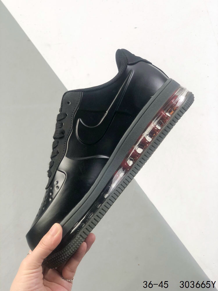 Nike Air Force 1 Low Black Casual Sneakers with Visible Air Cushioning 4 i1746280431 8064 2