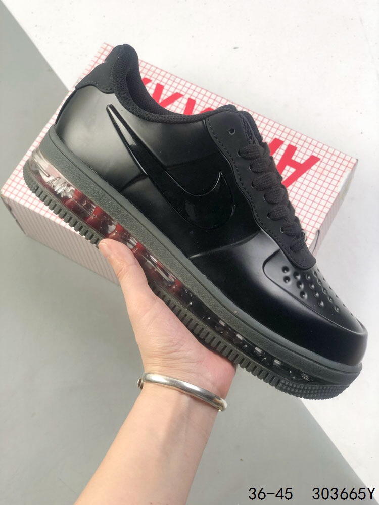 Nike Air Force 1 Low Black Casual Sneakers with Visible Air Cushioning 2 i1746280431 9046 0