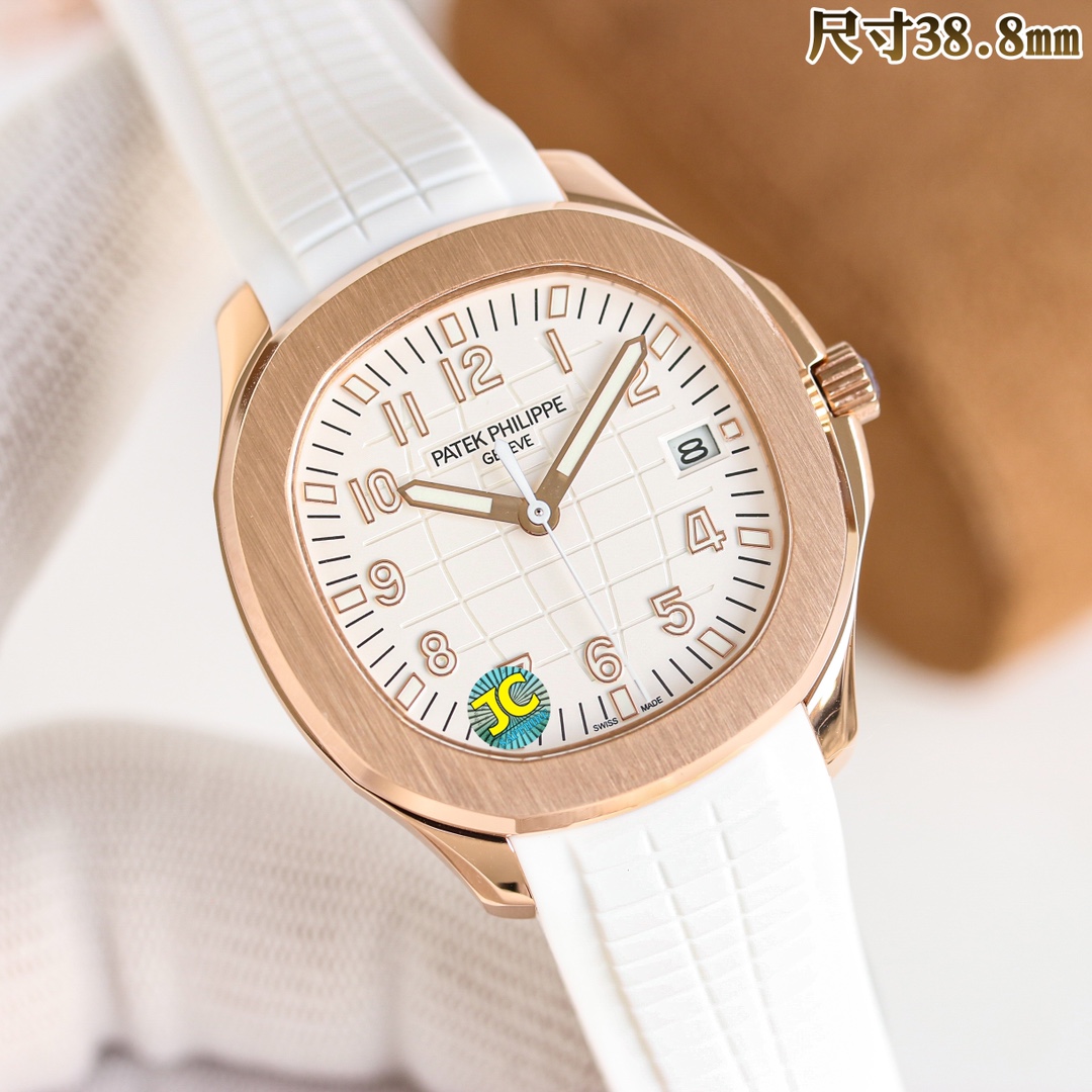 NO:149298,GR factory launched a new 38.8mm Patek Philippe Grenade AQUANAUT series mechanical watch, 5167A/5168G/5167R series watch - exclusively developed and customized Patek Philippe PATEK PHILIPPE. Imported and modified 324SC movement, upgraded and improved the shortcomings of the market version, and the movement function savings last for about 55 hours. The quality is extremely stable. The product uses the bold design of the grenade shape to show the dynamic and fashionable charm of the wrist timepiece, and also demonstrates the men's yearning for the distant spirit, without losing the elegance and exquisiteness, highlighting the temperament of Patek Philippe sports watches. [Case]  1. The case still retains a round octagonal appearance, made of 904 stainless steel, polished and polished to make it look more exquisite and gorgeous design style, the material is sturdy and durable, with a diameter of 38.8mm and a thickness of 8.9mm. 2. The flat part is consistent with the genuine product, the sides are frosted, and the flat part of the bezel is decorated with vertical satin patterns. While ensuring a beautiful color, it also takes into account the wear resistance. 3. The case and lugs are formed in one piece, with smooth lines and fitting the wrist. 4. The crown is also made of stainless steel. The screw-in design ensures the waterproof performance of the watch, and the anti-slip texture style design ensures that the watch can be accurately calibrated, ensuring that each watch is 100% waterproof test. [Watch strap/buckle]  The tape is made of natural 