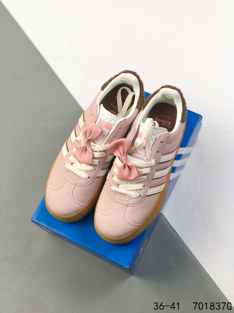 Adidas Gazelle Bold: Stylish Pink Suede Platform Sneakers with Bow Accent 3 i1746283354 2197 1