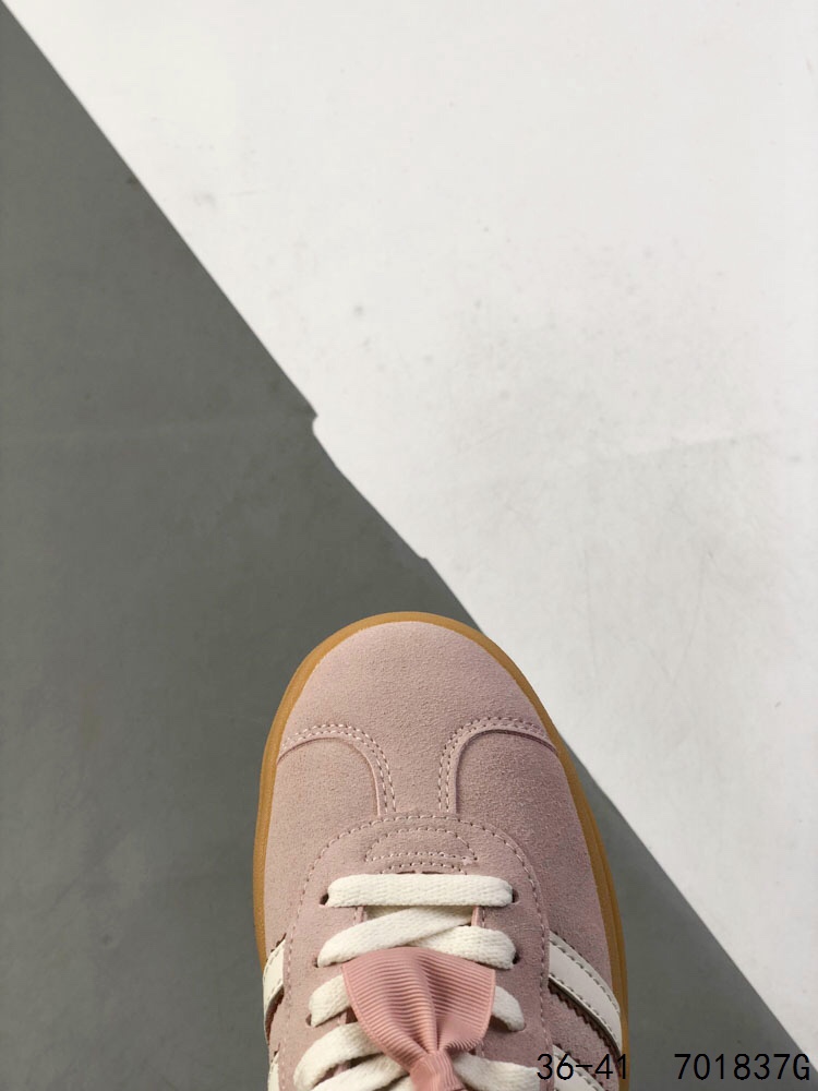 Adidas Gazelle Bold: Stylish Pink Suede Platform Sneakers with Bow Accent 9 i1746283354 6952 7