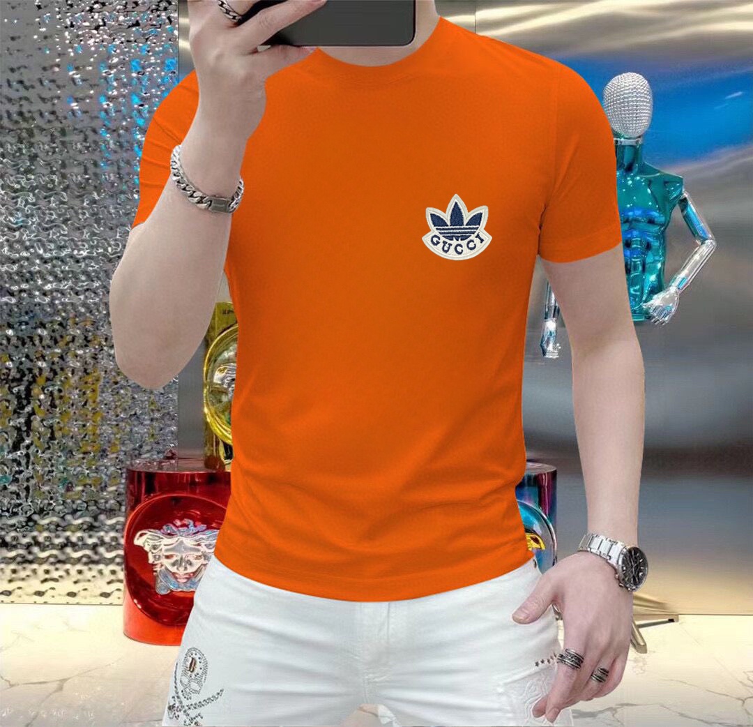 Gucci 品牌【GUCCI 古奇】(胖子福音) 男士休闲短袖T恤 2025春夏新品