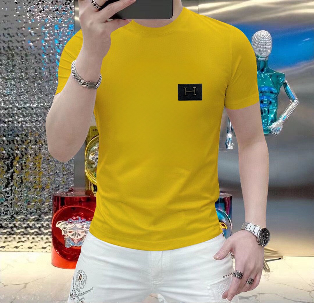 Hermès 品牌【HERMES 爱马仕】(胖子福音) 男士休闲短袖T恤 2025春夏新品