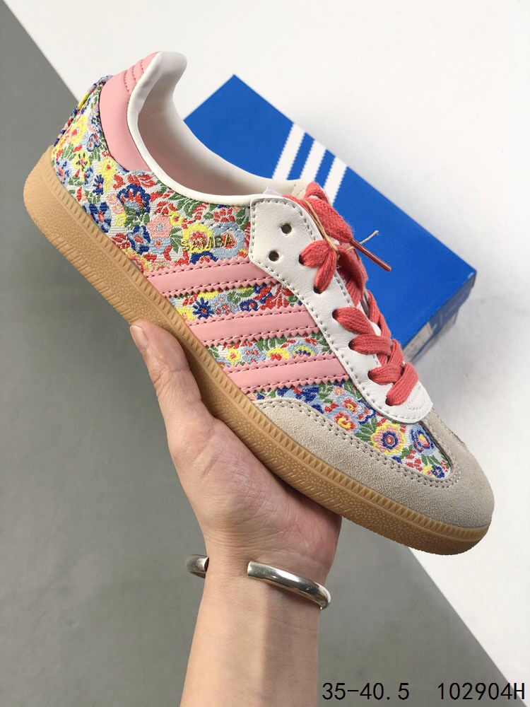 Adidas Samba Vegan OG Floral Sneakers Classic Low-Top Casual Shoes 2 i1746368331 9509 0