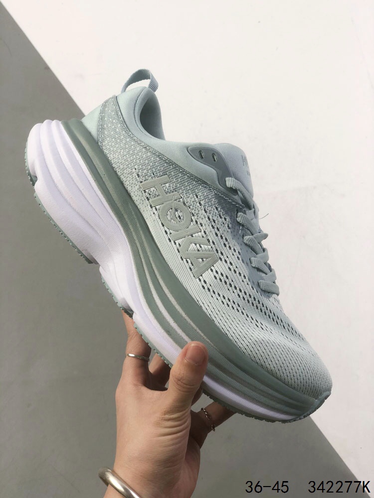 Hoka One One Bondi 8 Men's Low-Top Running Shoes - Breathable Comfort 5 i1746374084 3061 3