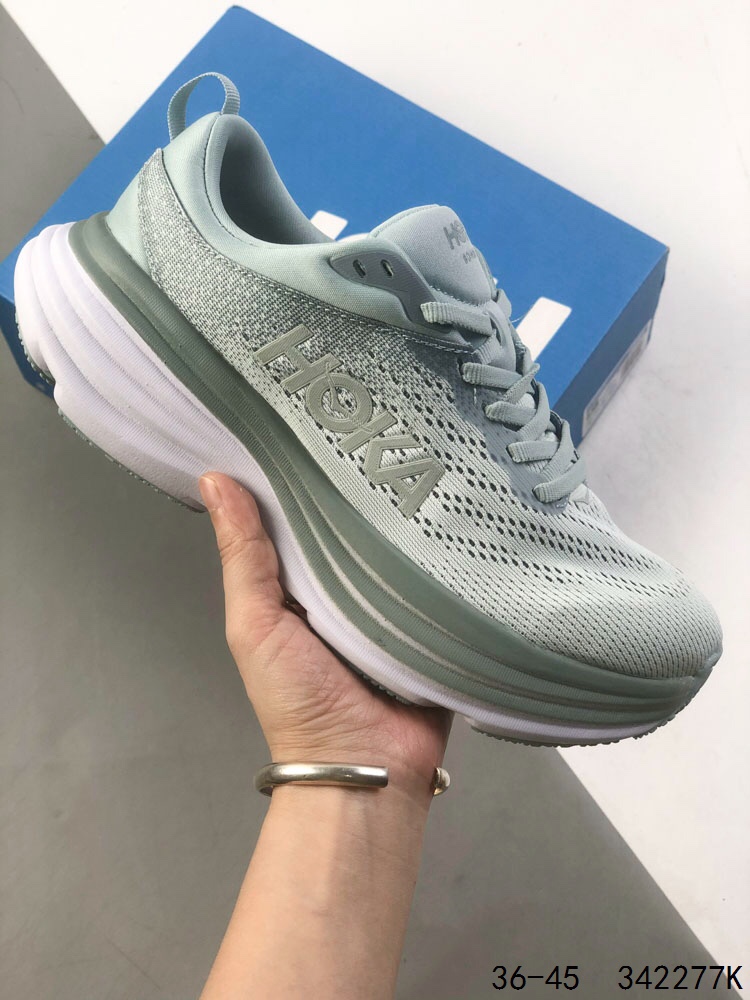 Hoka One One Bondi 8 Men's Low-Top Running Shoes - Breathable Comfort 2 i1746374084 7039 0