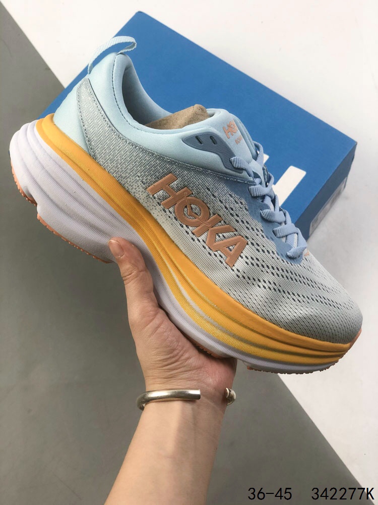 Hoka One One Bondi 8 Running Shoes - Low Top, Lightweight & Comfortable 6 i1746374120 1724 4