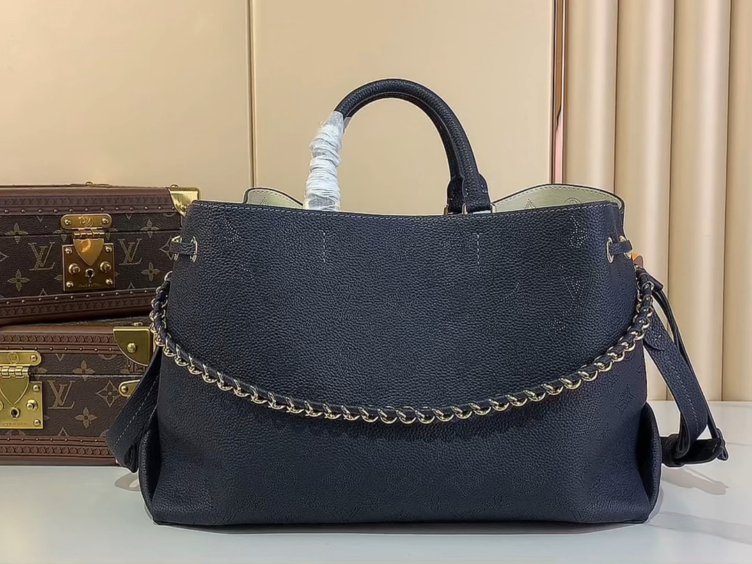 【BELLA TOTE 手袋】 m14316 深蓝/镂空 
视频参考