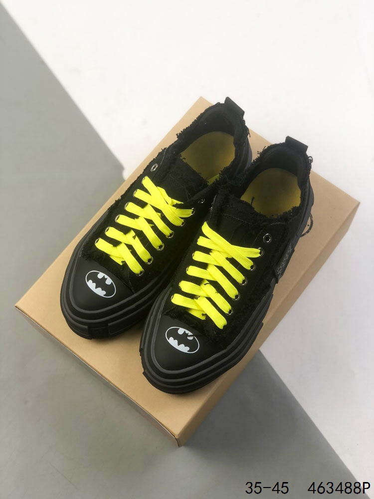 xVESSEL Peace by Piece High-Top Canvas Sneakers - Black, Thick Sole 3 i1746375987 7575 1