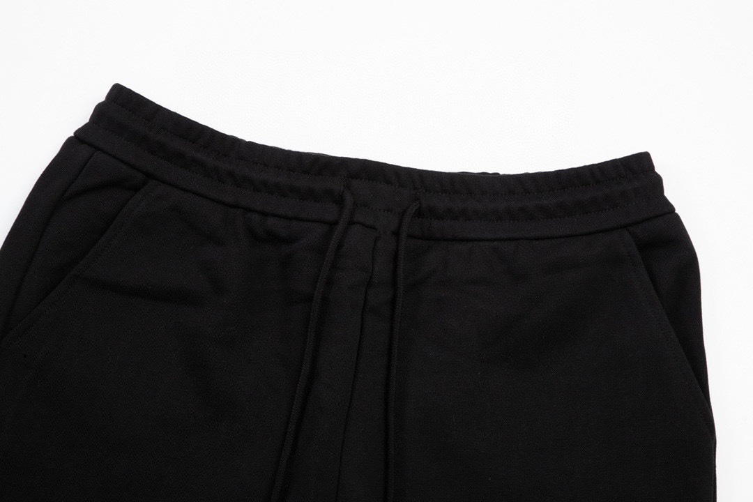 巴黎世家/Balenciaga 春夏新品 立体字母刺绣休闲短裤 五分裤