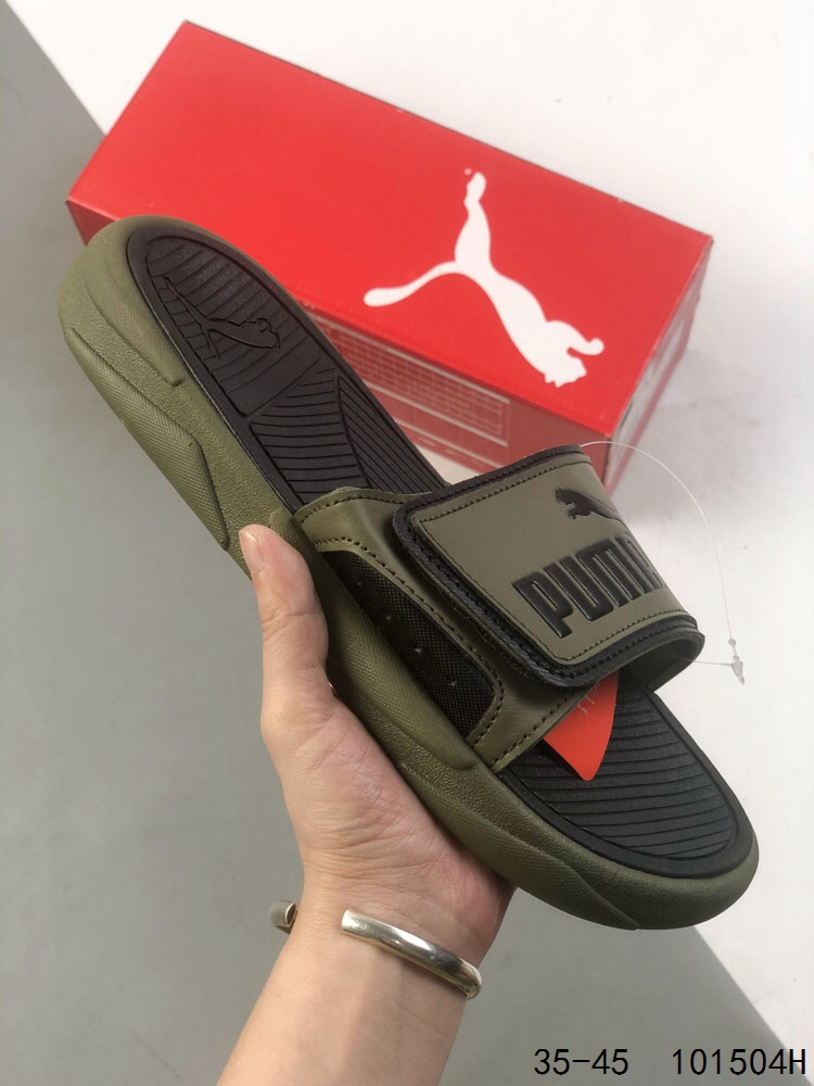 PUMA Basket Platform Adjustable Strap Sandals - Comfortable Slides for Women/Men 5 i1746453052 9414 3