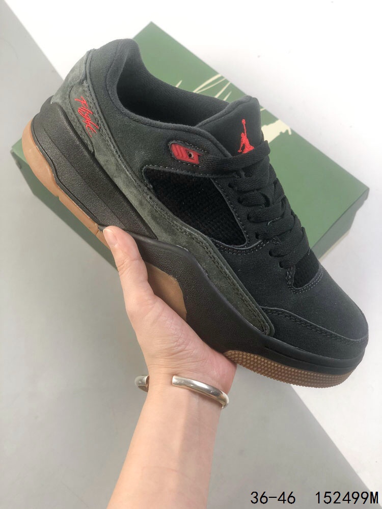 Jordan Flight Court SP "Tela" Black/Red Low-Top Skateboarding Shoes 2 i1746453501 2087 0