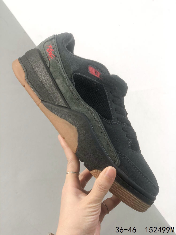 Jordan Flight Court SP "Tela" Black/Red Low-Top Skateboarding Shoes 5 i1746453501 5412 3