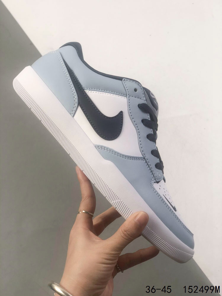 Nike SB Force 58 Skateboarding Shoes - Light Blue/White - Men's 5 i1746453550 8383 3