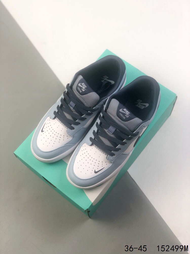 Nike SB Force 58 Skateboarding Shoes - Light Blue/White - Men's 3 i1746453550 9796 1