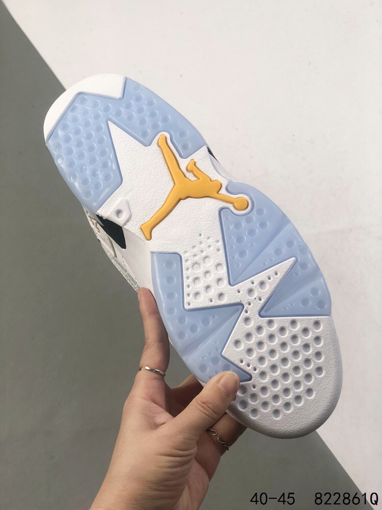 Air Jordan 6 Retro White/Gold High Top Basketball Shoes (Size: 40-45) 6 i1746459898 1147 4