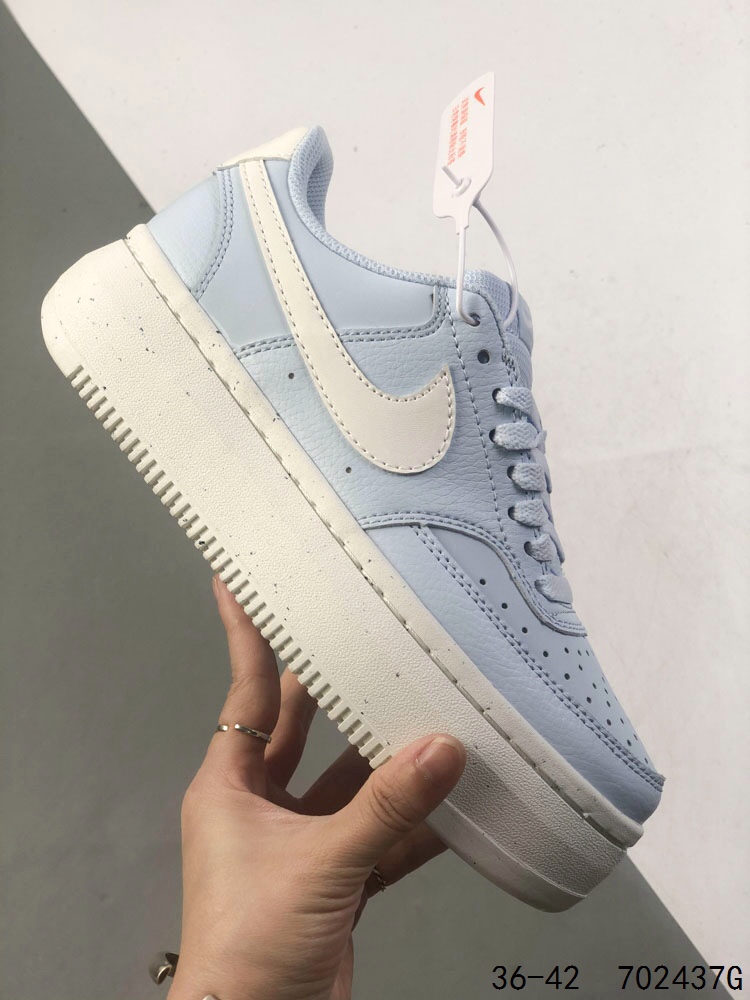 Nike Court Vision Low Platform Women's Shoes, Light Blue/White, Size 35-45 5 i1746460929 3675 3