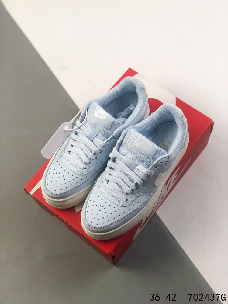 Nike Court Vision Low Platform Women's Shoes, Light Blue/White, Size 35-45 3 i1746460929 43 1