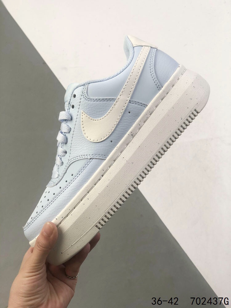 Nike Court Vision Low Platform Women's Shoes, Light Blue/White, Size 35-45 7 i1746460929 8259 5