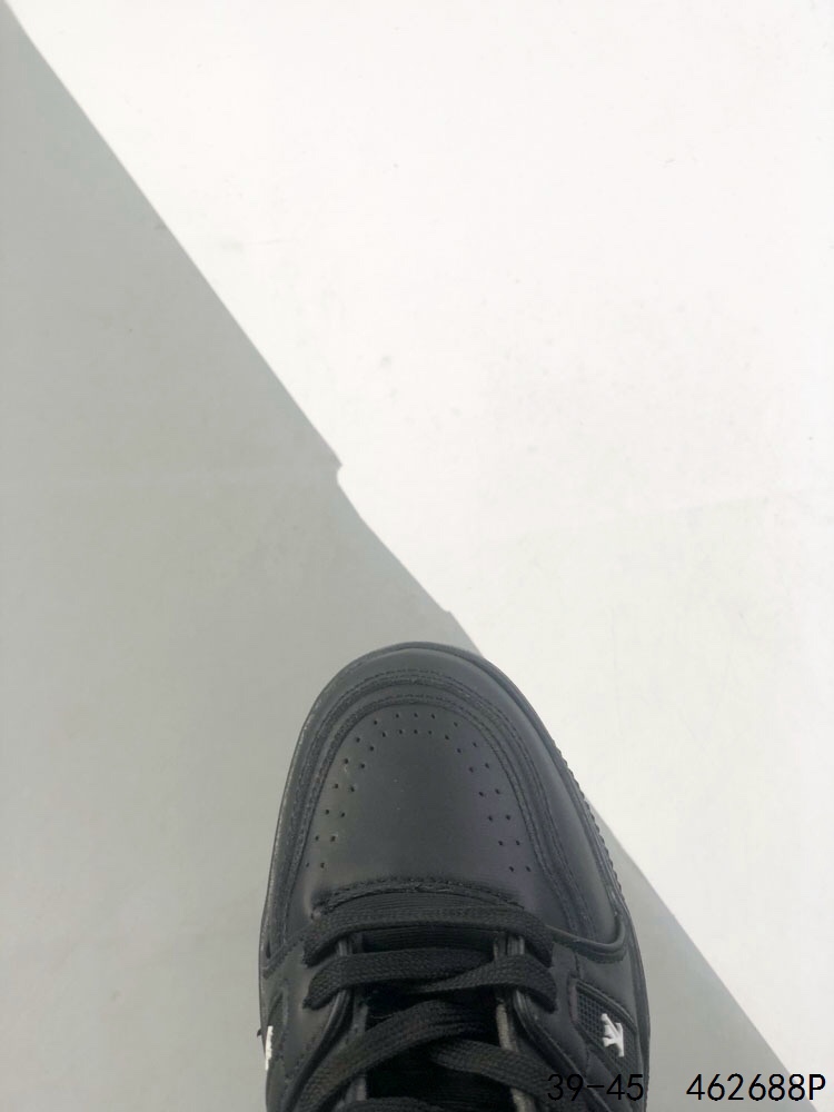 Louis Vuitton Trail Sneaker Low Black Leather Casual Basketball Shoes 31 i1746462956 3052 7