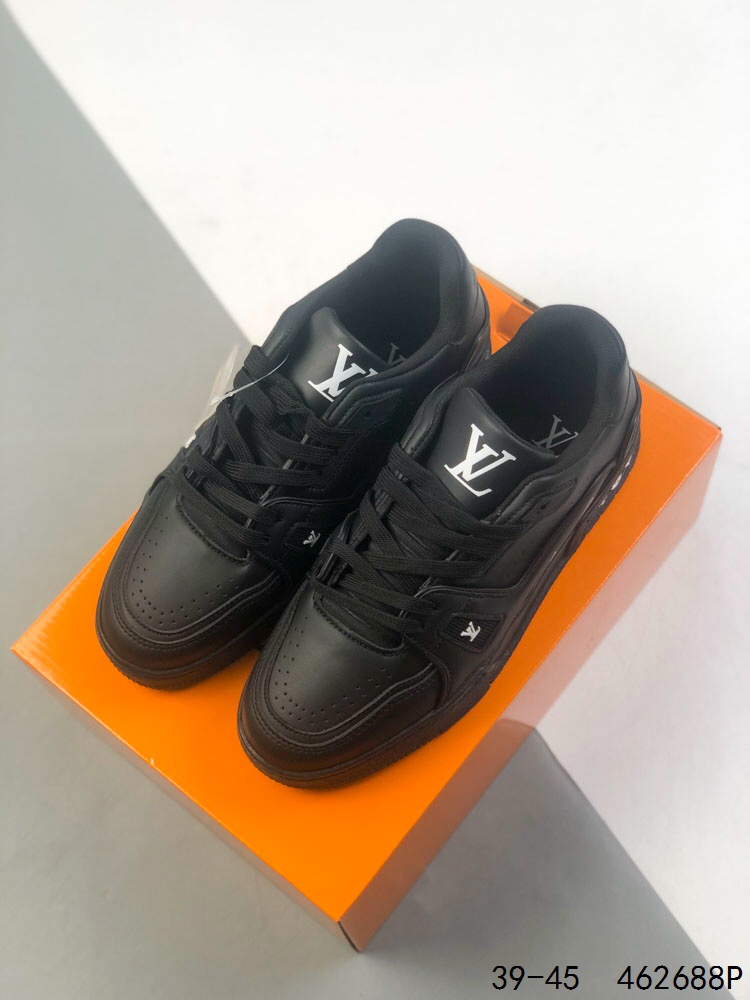 Louis Vuitton Trail Sneaker Low Black Leather Casual Basketball Shoes 25 i1746462956 81 1