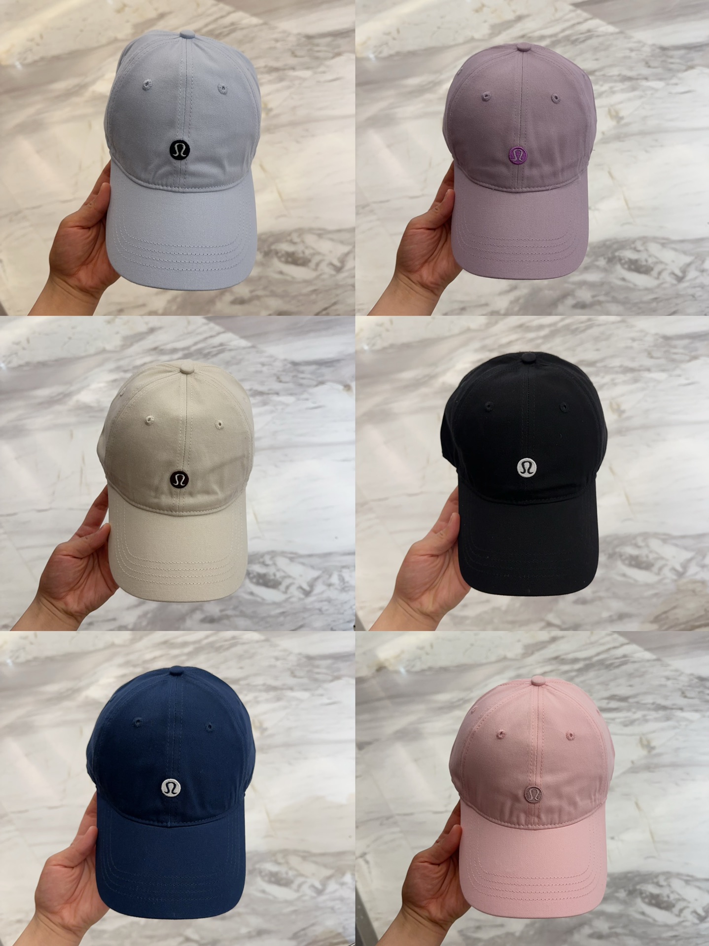 


lulu melon字母纯棉棒球帽，精致爱心🖤小刺绣，可爱减龄，时尚达人潮搭单品！纯棉透气，四季可