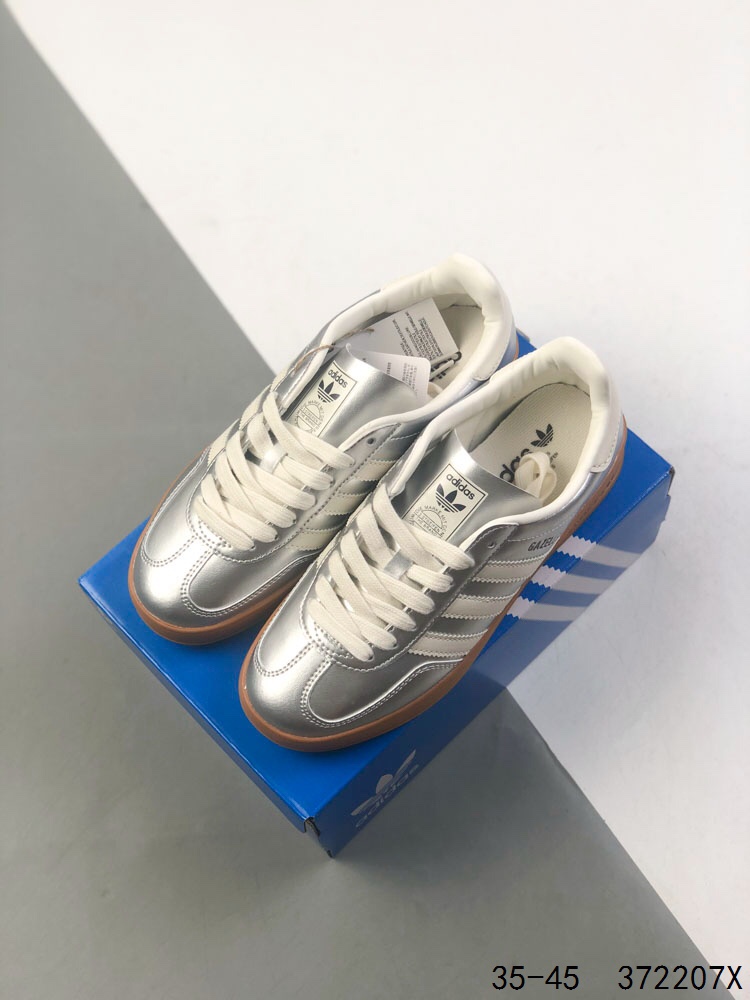 Adidas Gazelle Indoor Sneakers - Silver/White, Low-Top, Cushioned Comfort 3 i1746463358 9003 1