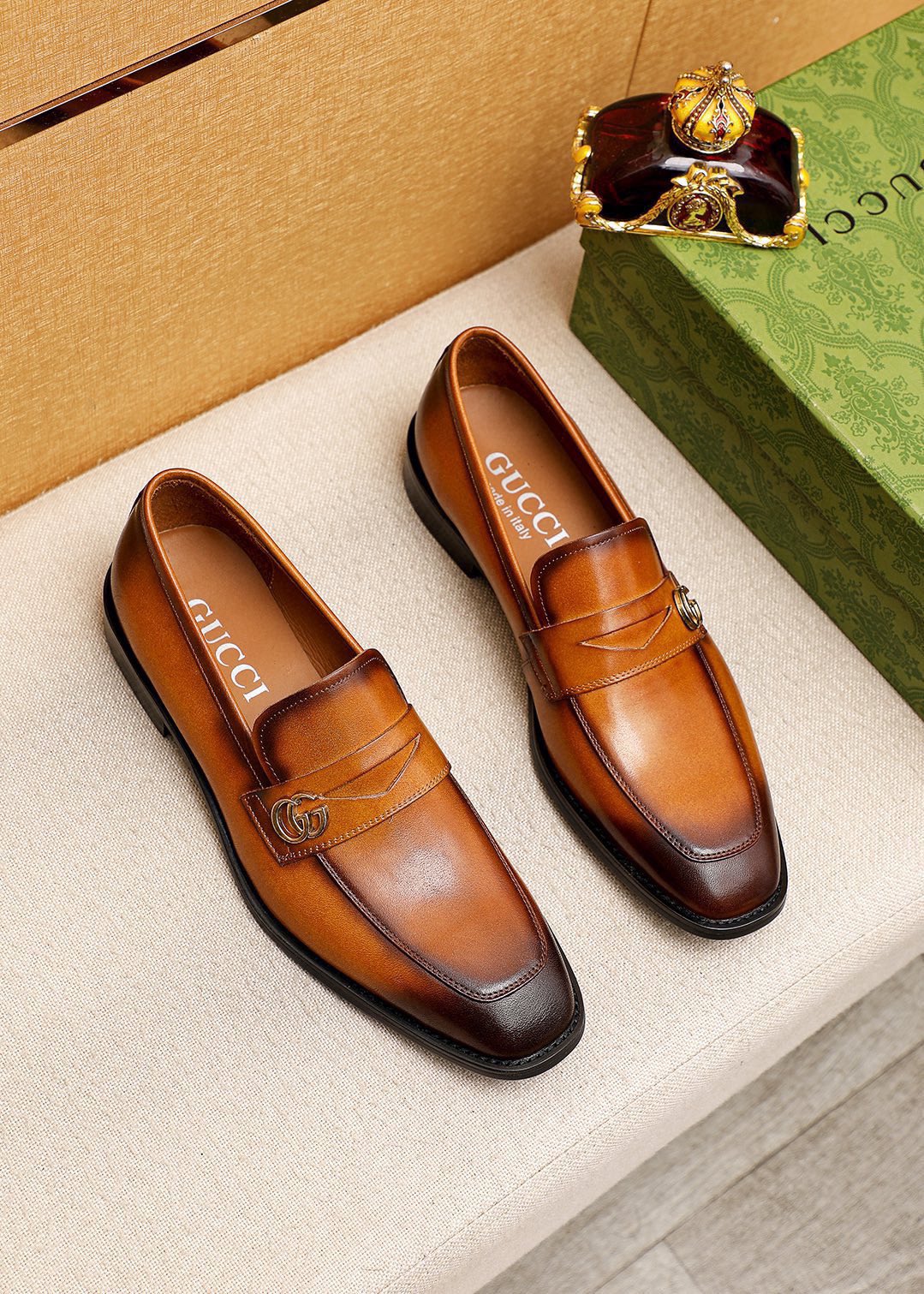 Gucci Leather Loafers with Horsebit Detail - Luxurious Designer Footwear 1 Gucci Leather Loafers with Horsebit Detail - Luxurious Designer Footwear
