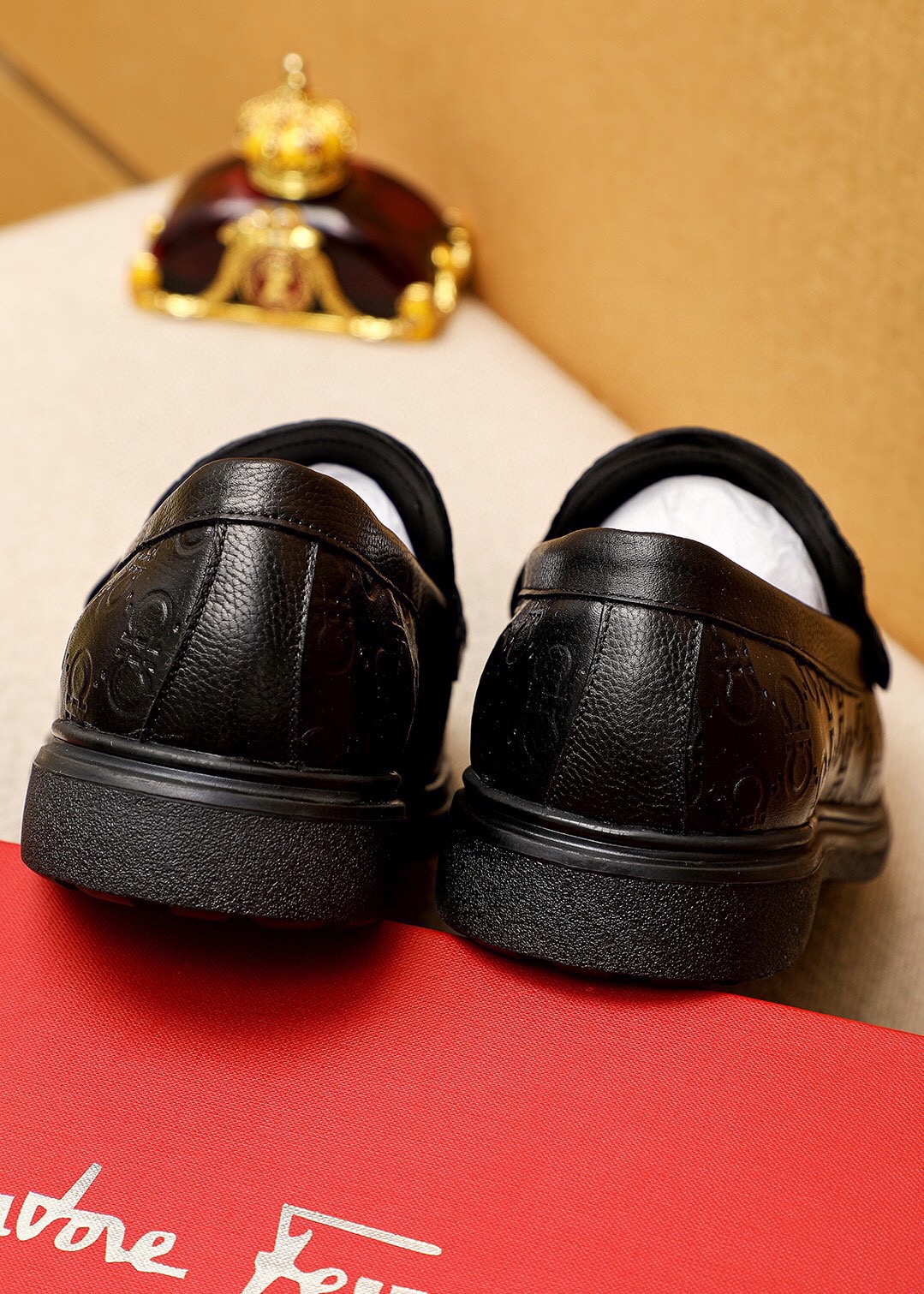 Salvatore Ferragamo Men's Leather Loafers with Buckle - Sizes 38-44 9 i1746492761 3486 7