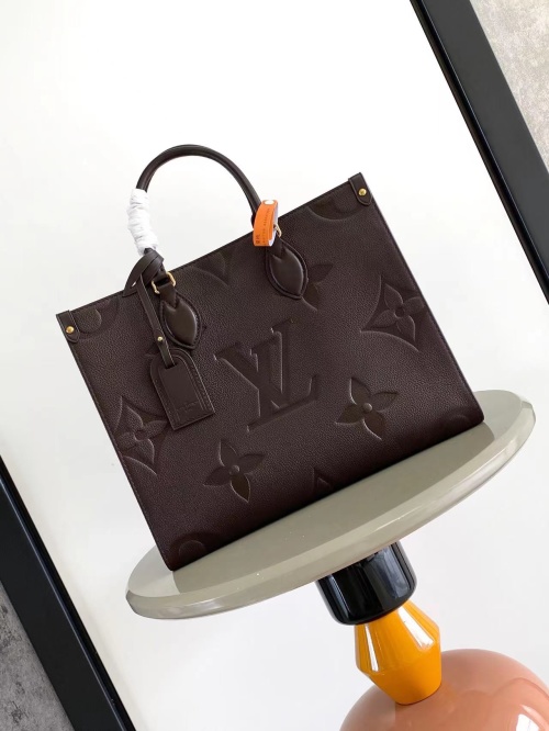 Louis Vuitton Low Key Cabas Medium Brown Leather Tote Bag, 47*30*14cm 1 Louis Vuitton Low Key Cabas Medium Brown Leather Tote Bag, 47*30*14cm