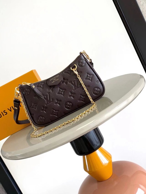 Louis Vuitton Easy Pouch On Strap Monogram Empreinte Leather Handbag 1 Louis Vuitton Easy Pouch On Strap Monogram Empreinte Leather Handbag
