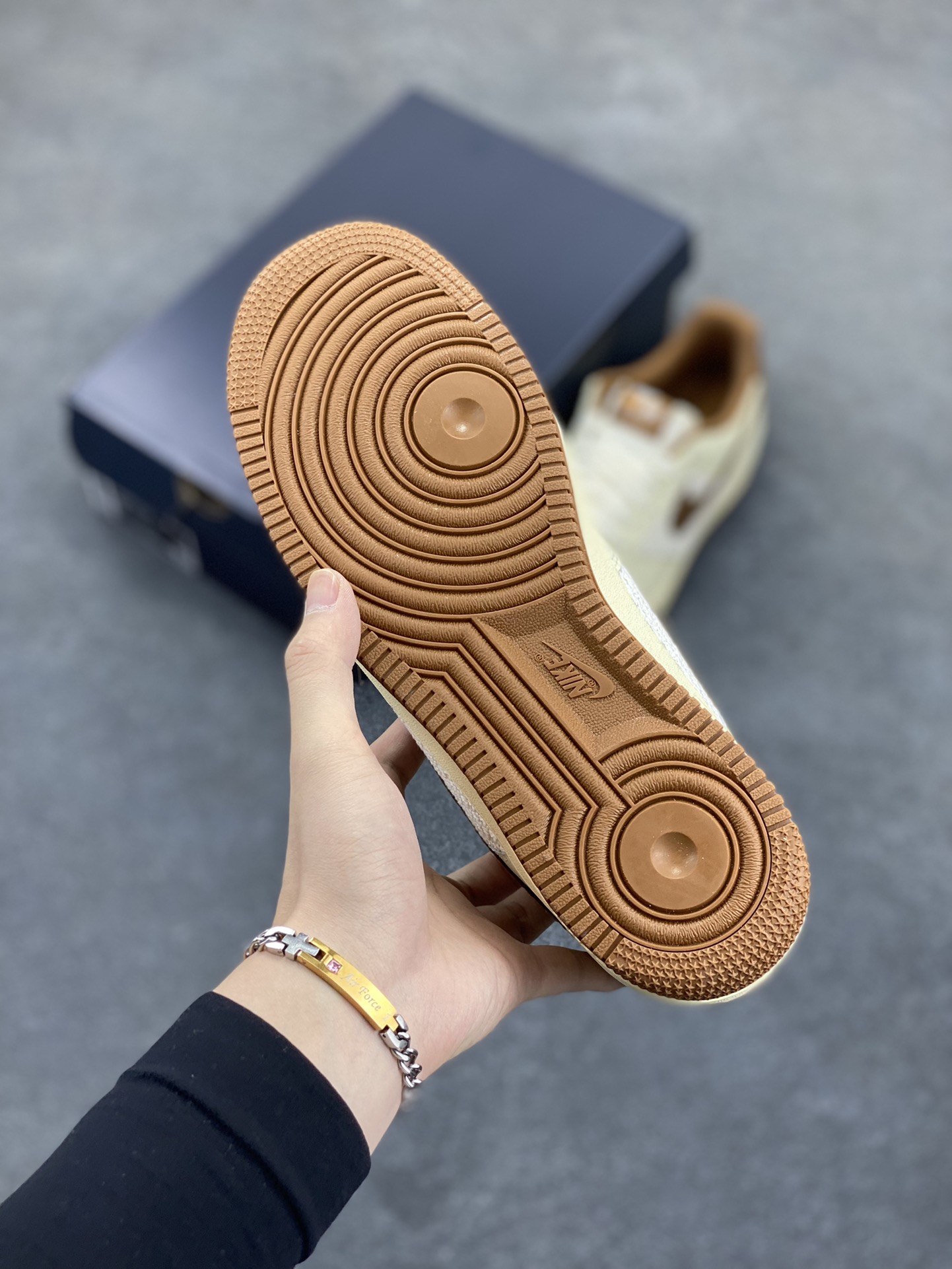 Nike Air Force 1 '07 Low Beige and Brown Woven Sneakers - IB7719-113 6 i1746533499 8947 4