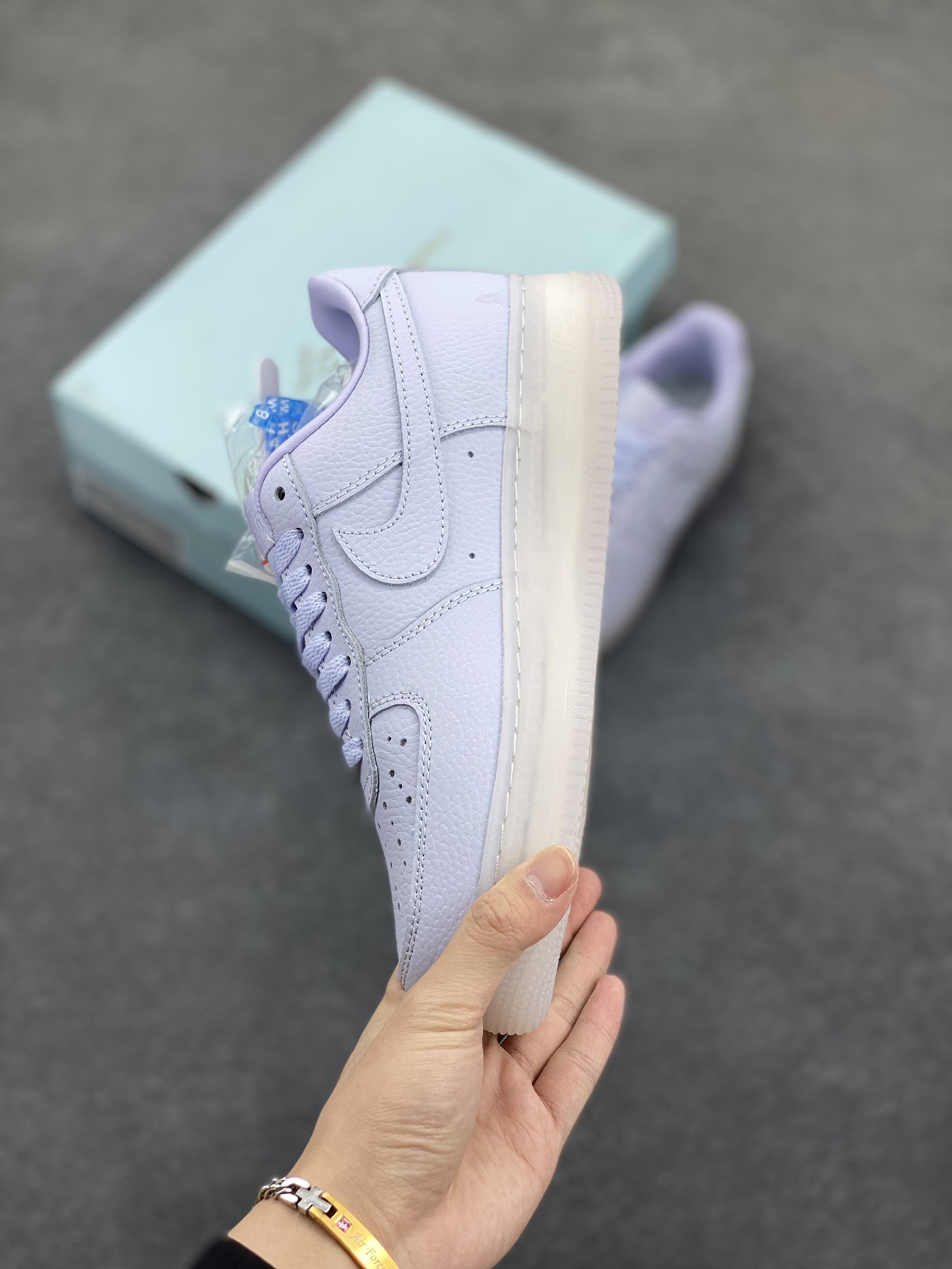 Nike Air Force 1 '07 Low Purple Crystal Leather Sneakers 4 i1746533580 9624 2