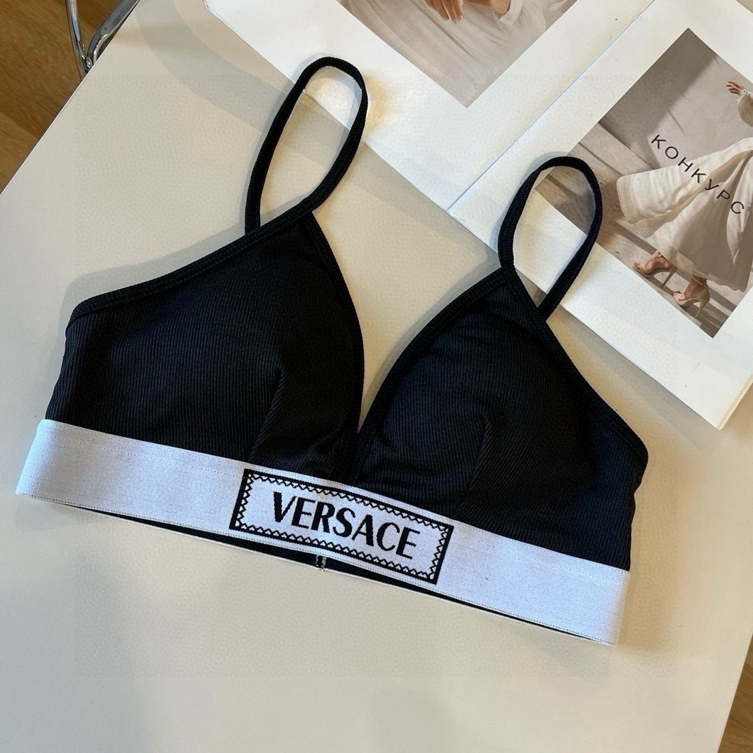 。
Versac*新款织带比基尼分体泳衣套装 黑色白色ＳＭＬ