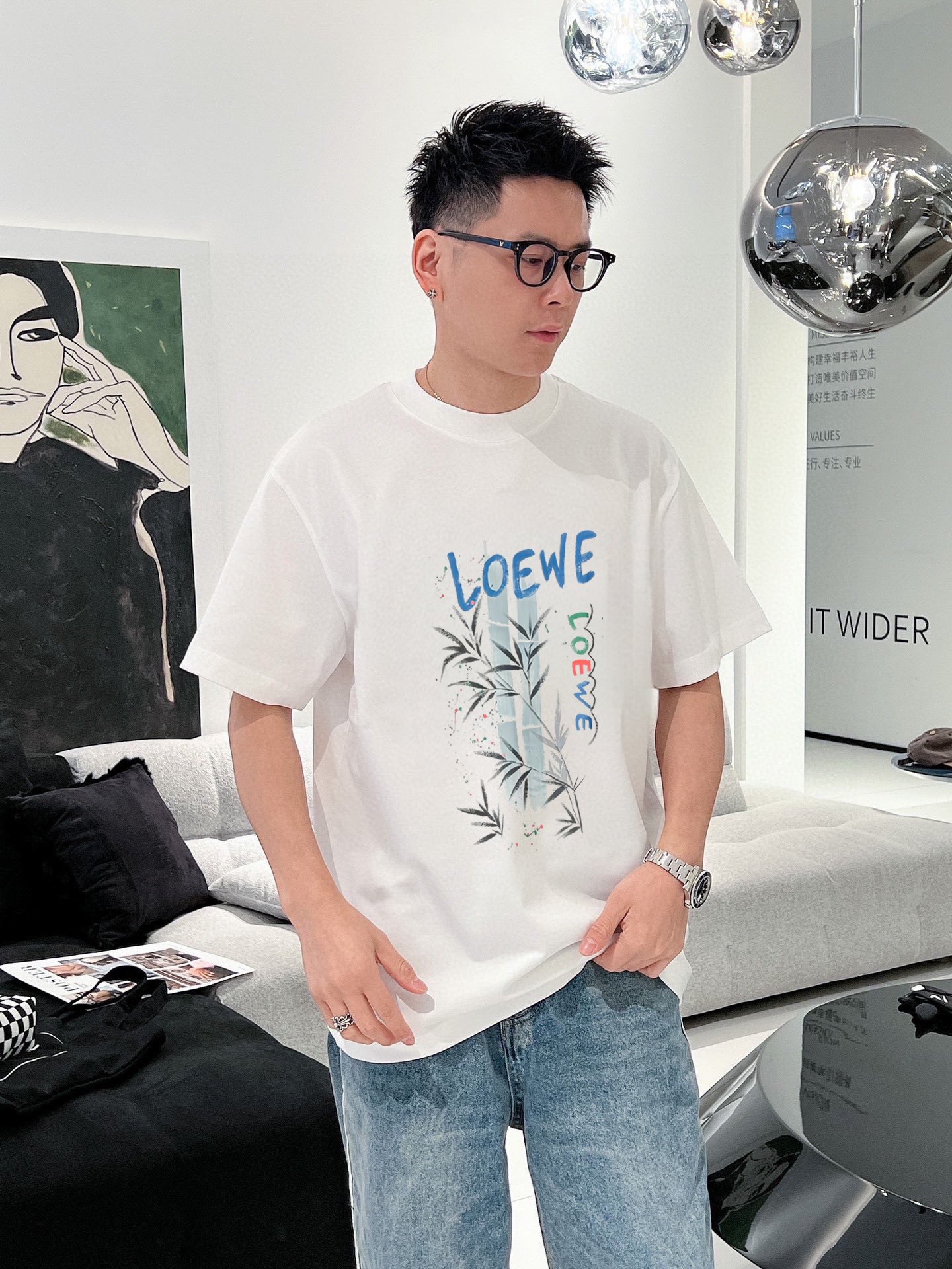 Loewe 品牌【LOEWE 罗意威】(胖子福音) 男士休闲短袖T恤 2025春夏新品