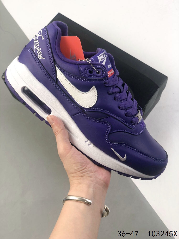 Nike Air Max 1 Retro Purple/White Casual Shoes with Air Cushioning 2 i1746539351 2628 0