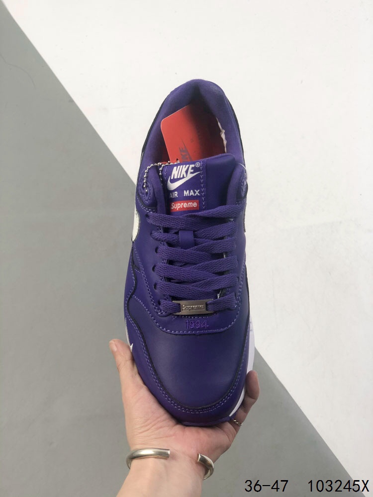 Nike Air Max 1 Retro Purple/White Casual Shoes with Air Cushioning 8 i1746539351 4285 6